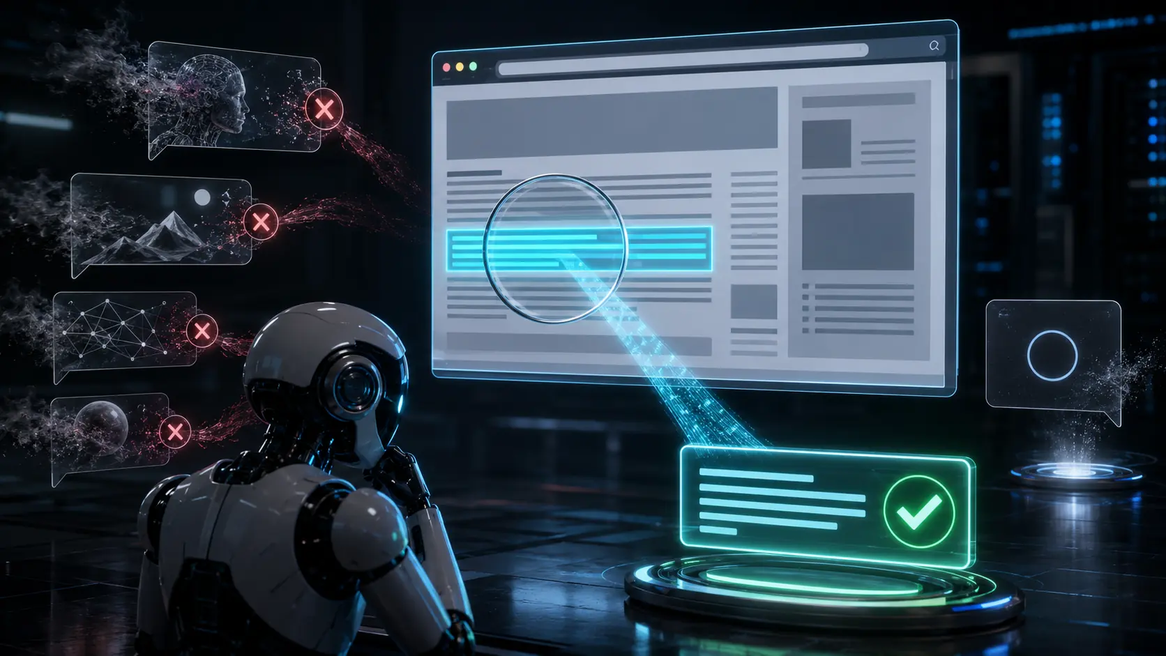 A Web Reader That Can't Hallucinate